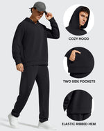 G4Free - Smoofit Men's Fleece-Lined Pockets Hoodies Pullover Sweatshirts -GF25FM729BA-S-GF25FM729BB-M-GF25FM729BC-L-GF25FM729BD-XL-GF25FM729BE-XXL