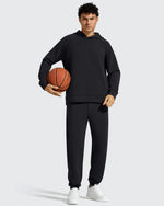 G4Free - Smoofit Men's Fleece-Lined Pockets Hoodies Pullover Sweatshirts -GF25FM729BA-S-GF25FM729BB-M-GF25FM729BC-L-GF25FM729BD-XL-GF25FM729BE-XXL