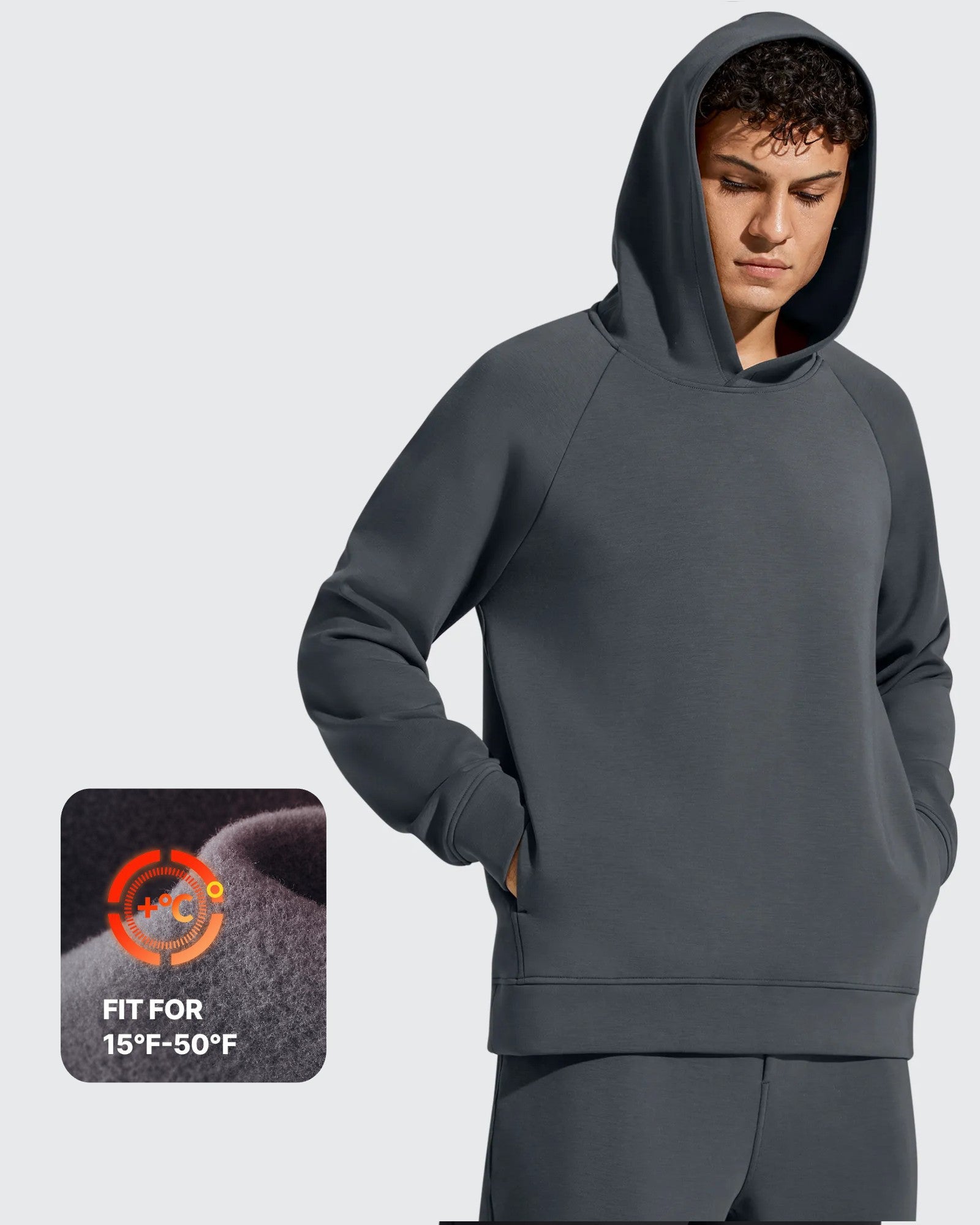 G4Free - Smoofit Men's Fleece-Lined Pockets Hoodies Pullover Sweatshirts -GF25FM729BA-S-GF25FM729BB-M-GF25FM729BC-L-GF25FM729BD-XL-GF25FM729BE-XXL