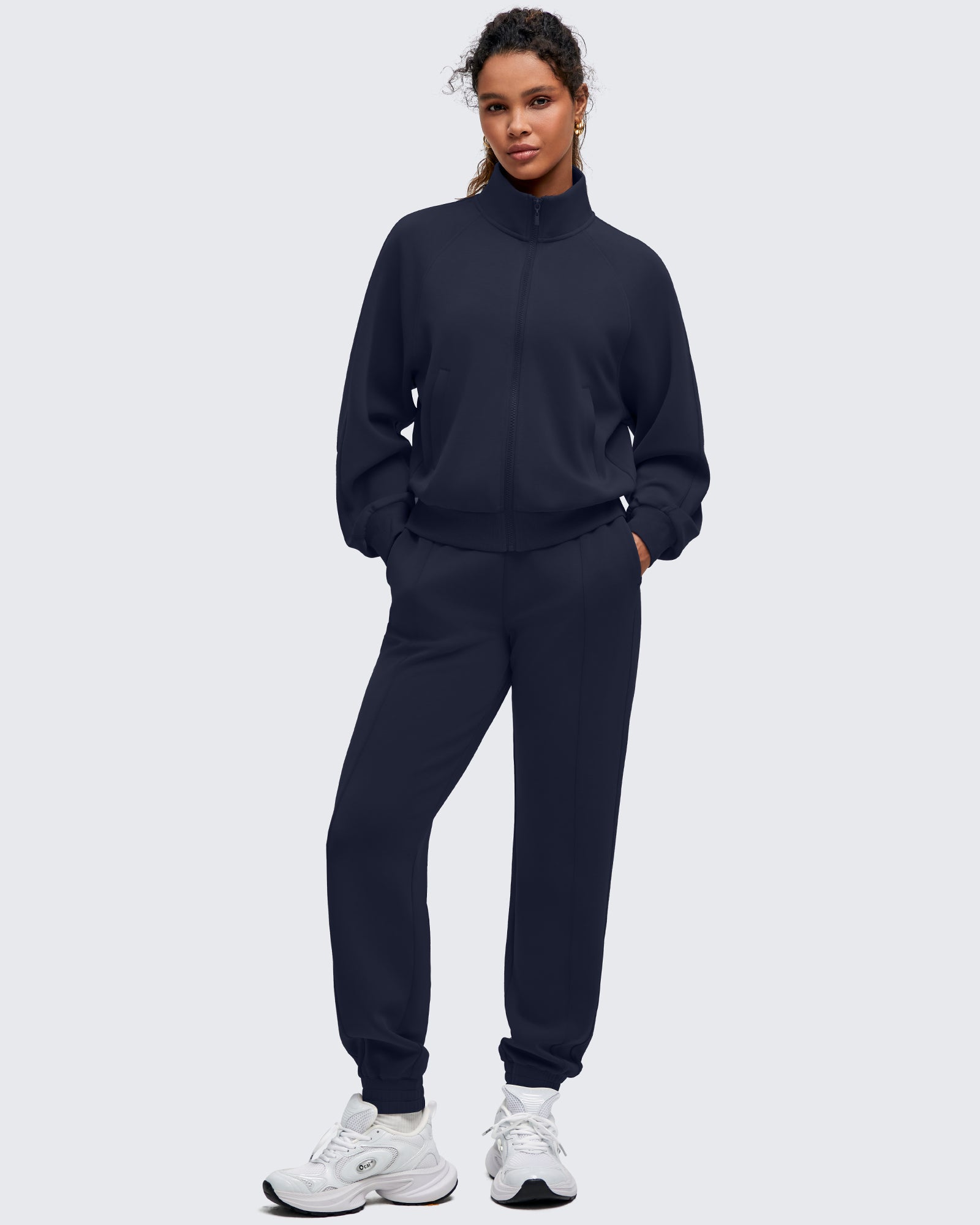 G4Free - Smoofit Mock Neck Zip Up Pockets Jackets -GF25M528EA-S-GF25M528EB-M-GF25M528EC-L-GF25M528ED-XL-GF25M528EE-XXL