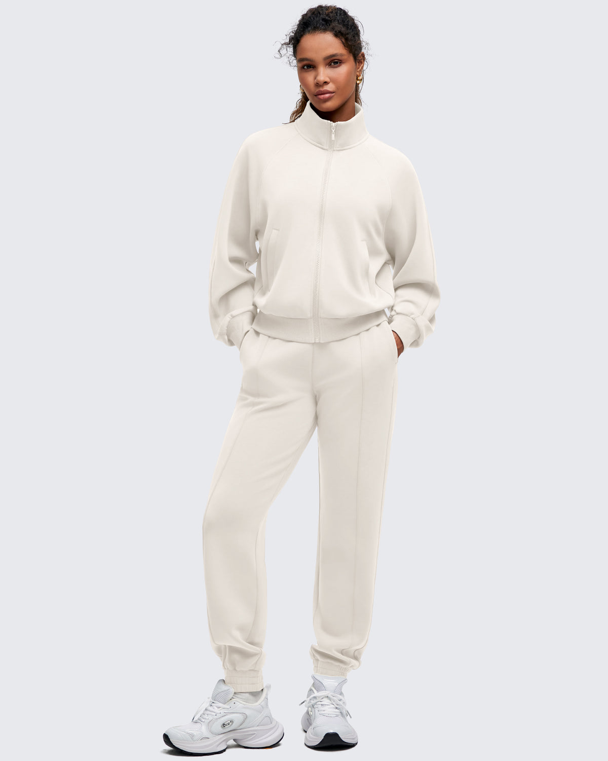 G4Free - Smoofit Mock Neck Zip Up Pockets Jackets -GF25M528EA-S-GF25M528EB-M-GF25M528EC-L-GF25M528ED-XL-GF25M528EE-XXL