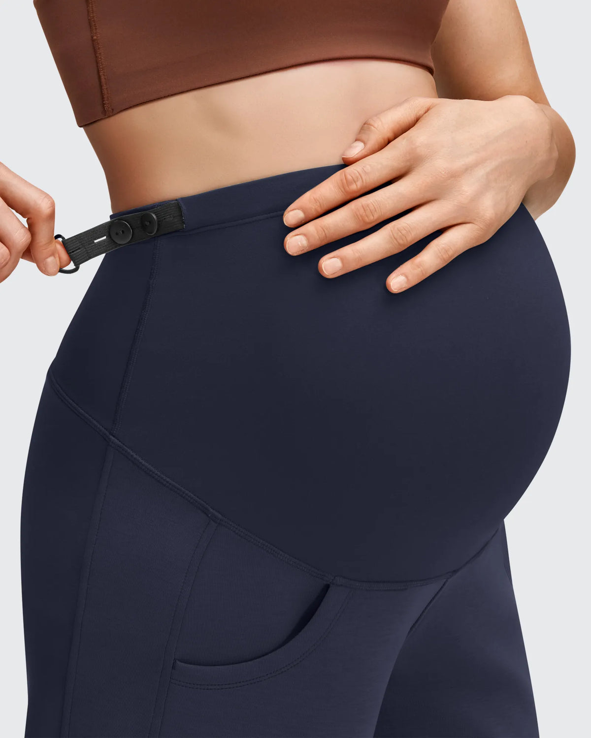 G4Free - Smoofit Modal Elastic Waist Pockets Maternity Pants -GF25JY647AA-S-GF25JY648AA-S-GF25JY649AA-S-GF25JY647AB-M-GF25JY648AB-M