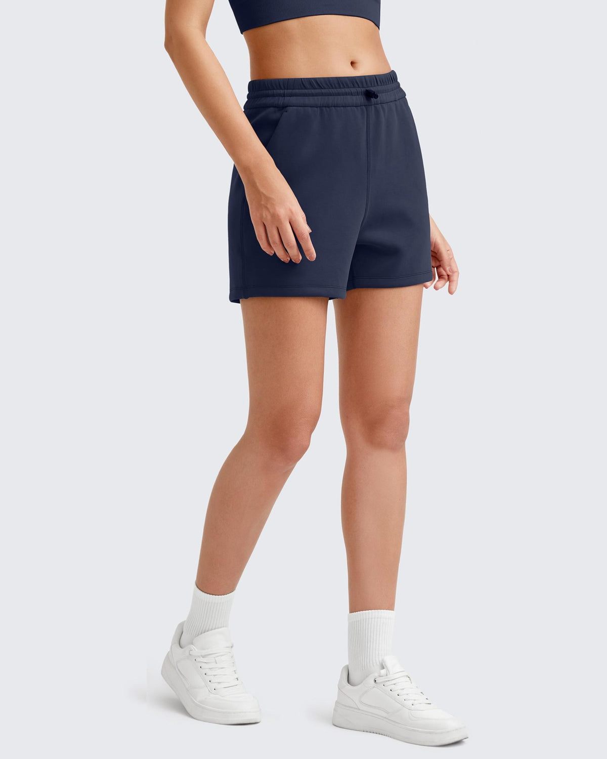 G4Free - Smoofit Modal Shockcord Relaxed Shorts -GF25E309AA-S