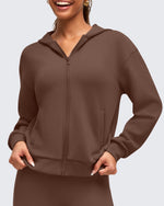 G4Free - Smoofit Modal Soft Full Zip Hoodies Jackets -GF25M527AA-S-GF25M527AB-M-GF25M527AC-L-GF25M527AD-XL-GF25M527AE-XXL