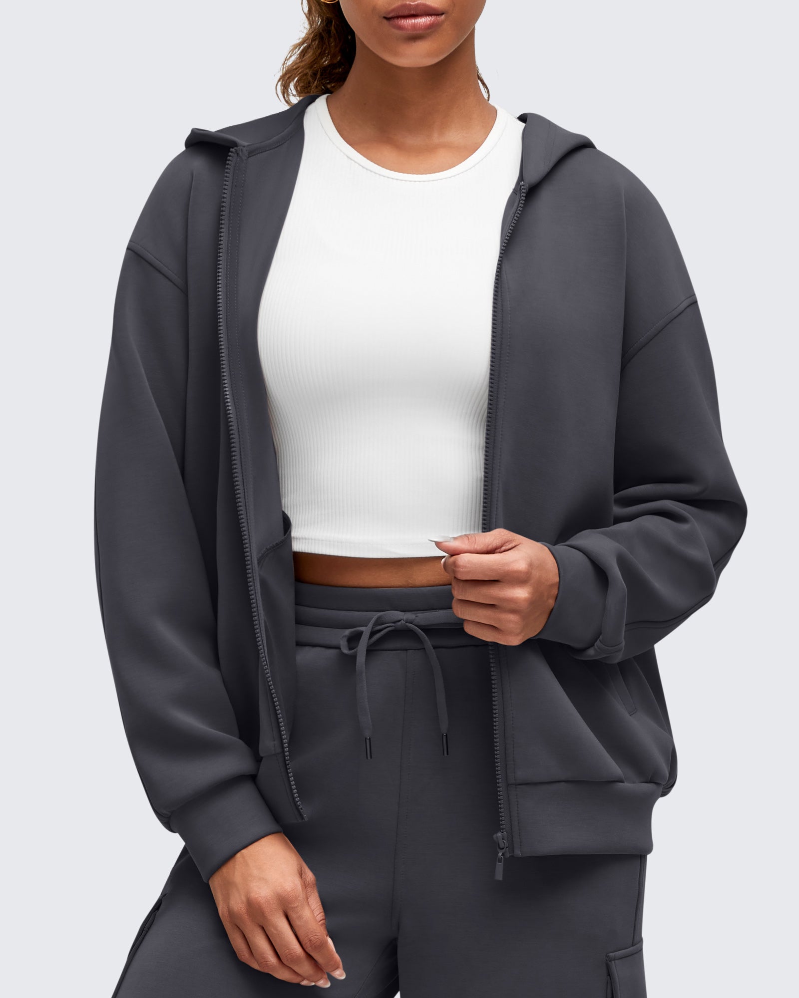 G4Free - Smoofit Modal Soft Full Zip Hoodies Jackets -GF25M527AA-S-GF25M527AB-M-GF25M527AC-L-GF25M527AD-XL-GF25M527AE-XXL