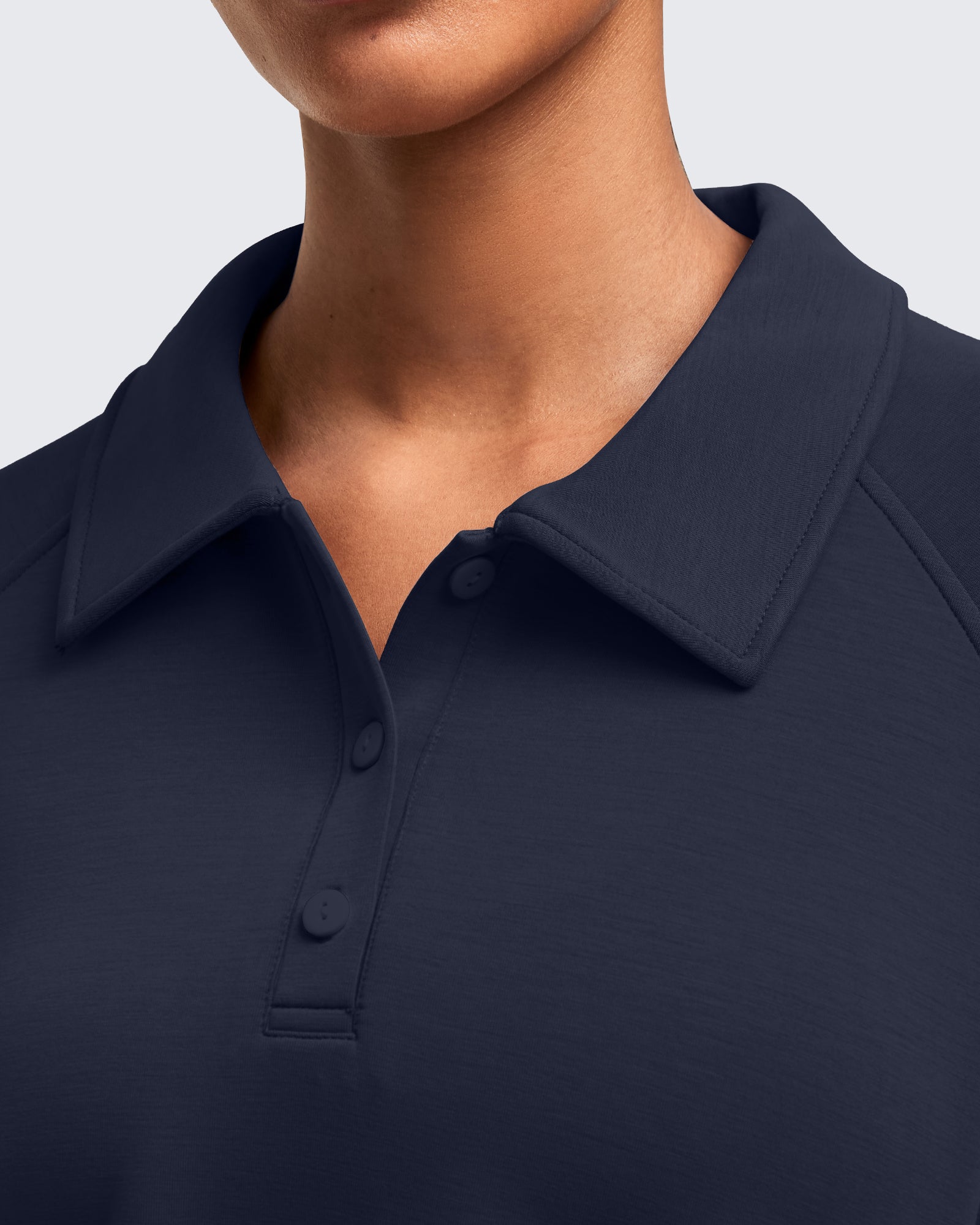 G4Free - Smoofit Polo Pullover Button Up Sweatshirts -GF25F540FF-XS-GF25F540FA-S-GF25F540FB-M-GF25F540FC-L-GF25F540FD-XL