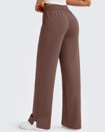 G4Free - Smoofit Side Slit Drawstring Loose Sweatpants -GF25J491AA-S-GF25J492AA-S-GF25J493AA-S-GF25J491AB-M-GF25J492AB-M