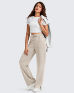 G4Free - Smoofit Side Slit Drawstring Loose Sweatpants -GF25J491AA-S-GF25J492AA-S-GF25J493AA-S-GF25J491AB-M-GF25J492AB-M