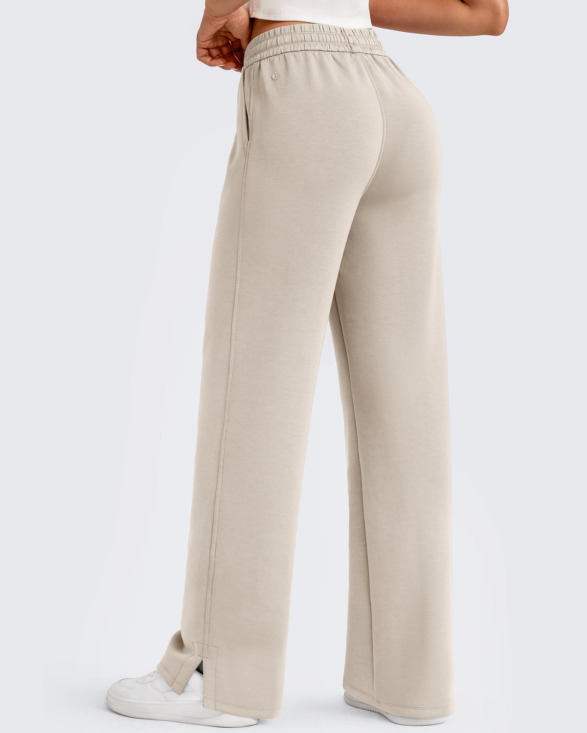 G4Free - Smoofit Side Slit Drawstring Loose Sweatpants -GF25J491AA-S-GF25J492AA-S-GF25J493AA-S-GF25J491AB-M-GF25J492AB-M