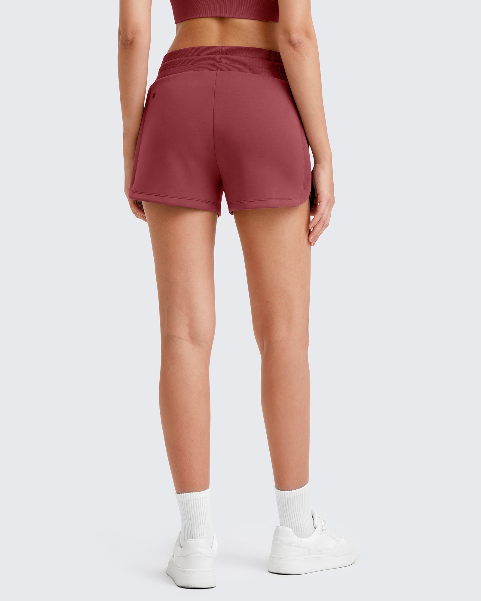 G4Free - Smoofit Side Slit Drawstring Sweat Shorts -GF25E341AA-S-GF25E341AB-M-GF25E341AC-L-GF25E341AD-XL-GF25E341AE-XXL