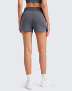 G4Free - Smoofit Side Slit Drawstring Sweat Shorts -GF25E341AA-S-GF25E341AB-M-GF25E341AC-L-GF25E341AD-XL-GF25E341AE-XXL