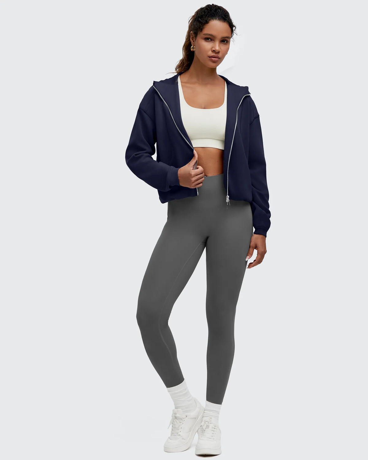 G4Free - Smoofit Two-Way Full Zip Modal Hoodie Jackets -GF25M536AA-S-GF25M536AB-M-GF25M536AC-L-GF25M536AD-XL-GF25M536AE-XXL