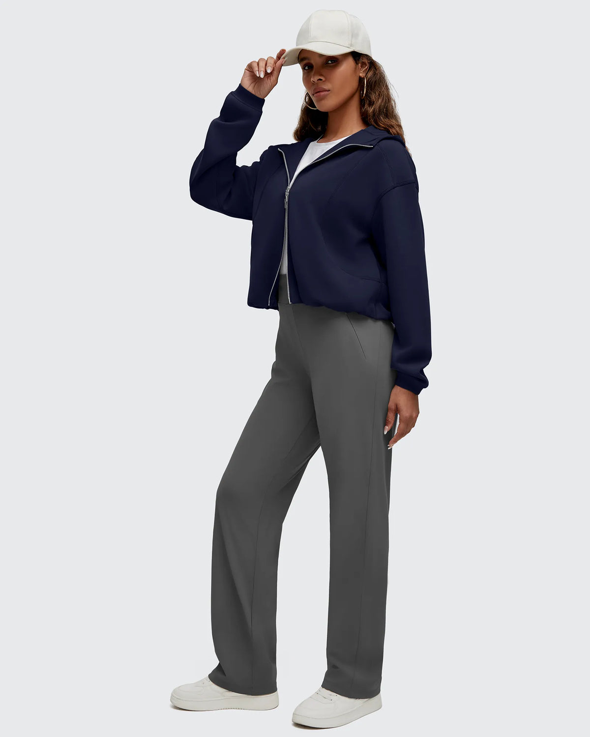 G4Free - Smoofit Two-Way Full Zip Modal Hoodie Jackets -GF25M536AA-S-GF25M536AB-M-GF25M536AC-L-GF25M536AD-XL-GF25M536AE-XXL