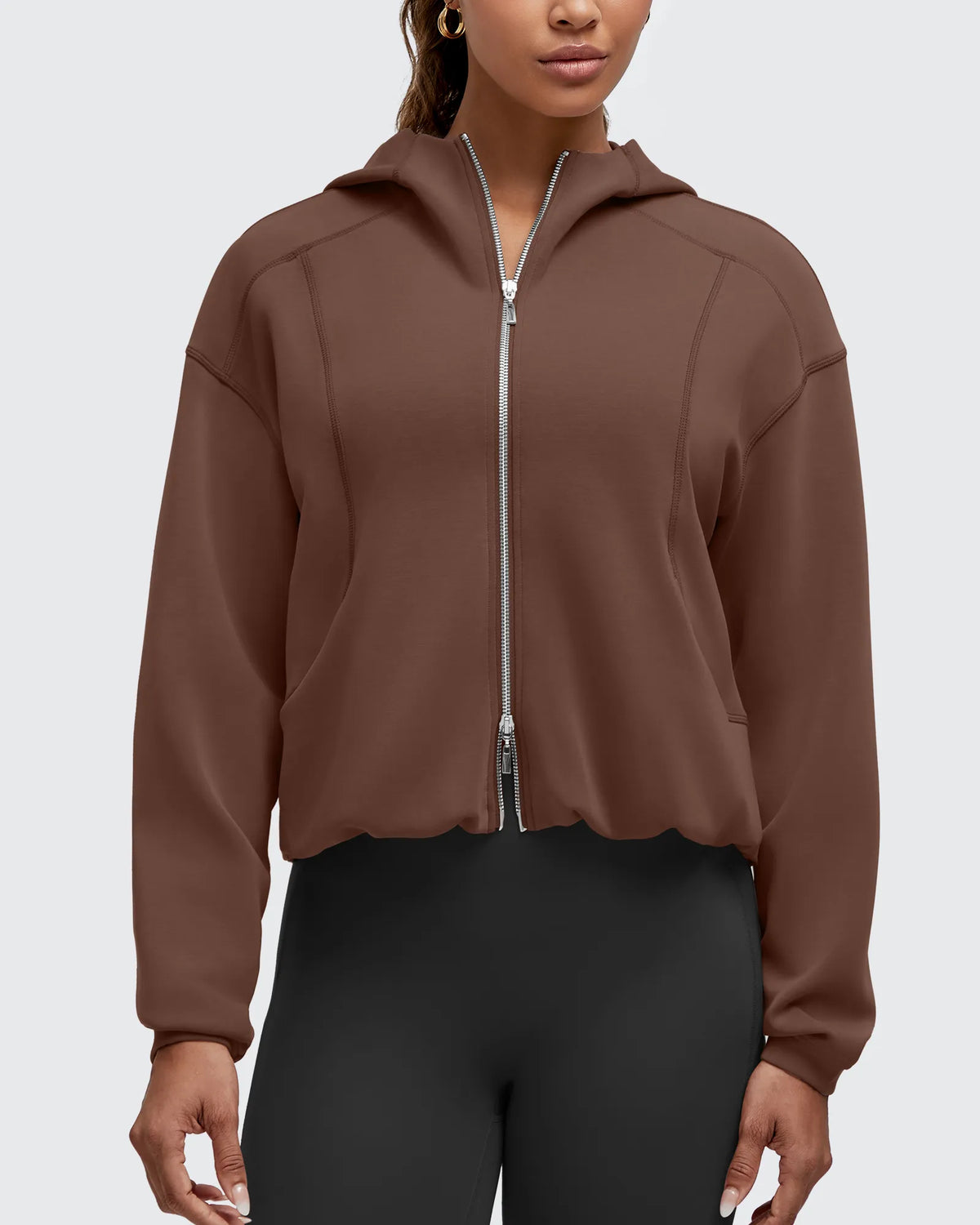 G4Free - Smoofit Two-Way Full Zip Modal Hoodie Jackets -GF25M536AA-S-GF25M536AB-M-GF25M536AC-L-GF25M536AD-XL-GF25M536AE-XXL