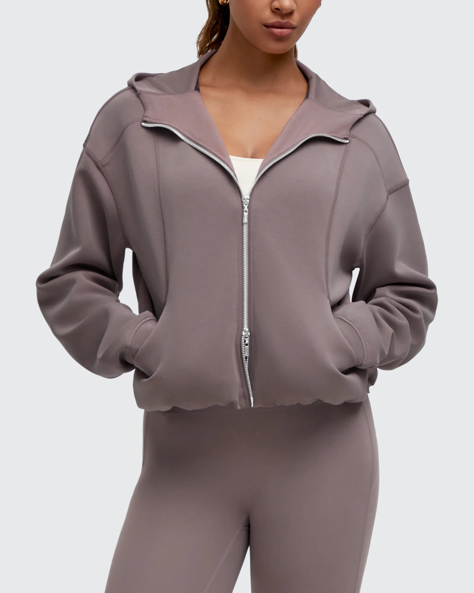 G4Free - Smoofit Two-Way Full Zip Modal Hoodie Jackets -GF25M536AA-S-GF25M536AB-M-GF25M536AC-L-GF25M536AD-XL-GF25M536AE-XXL