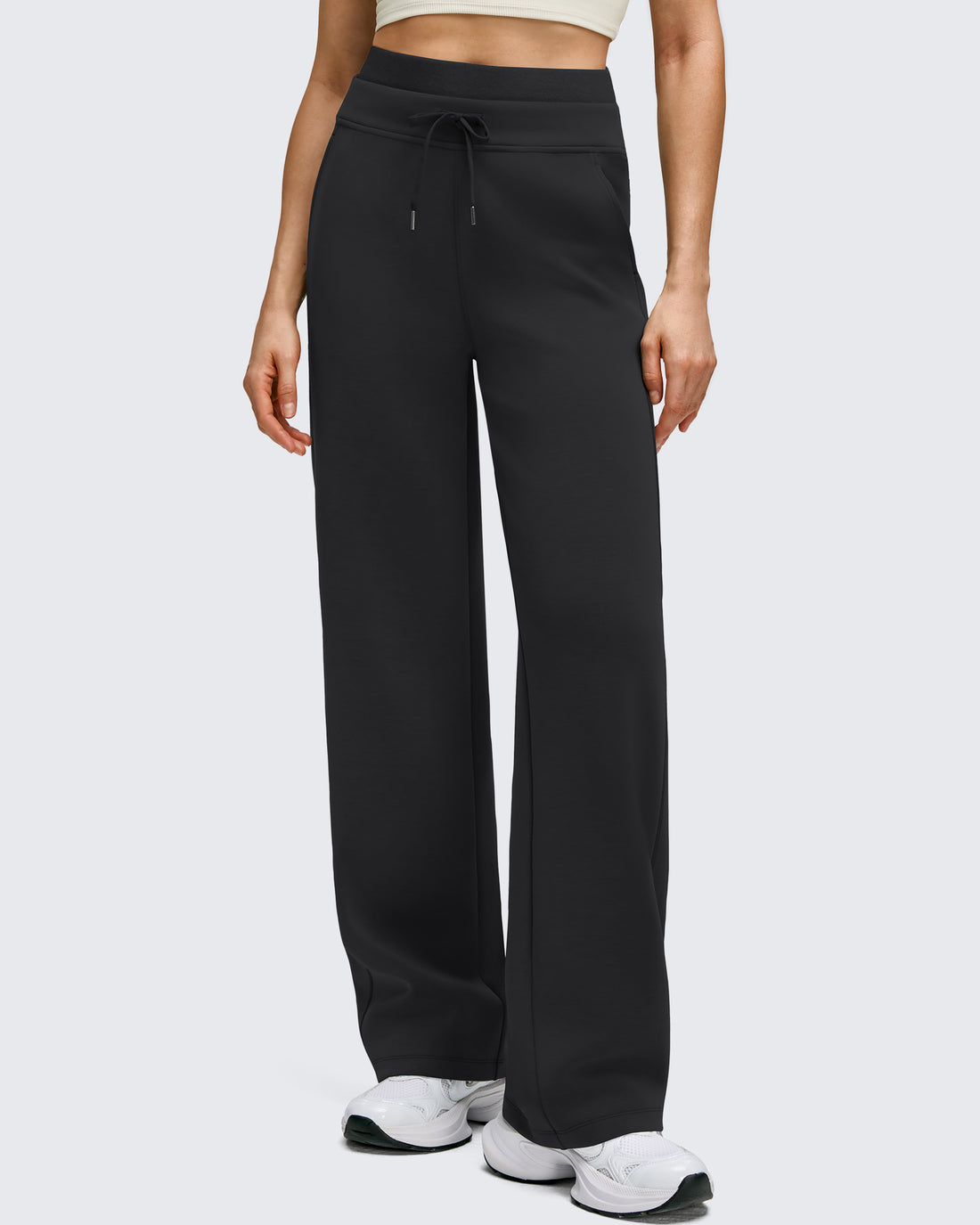 G4Free - Smoofit Wide Leg Drawstring Double Layer Waist Pants -GF25J590AA-S-GF25J591AA-S-GF25J592AA-S-GF25J590AB-M-GF25J591AB-M