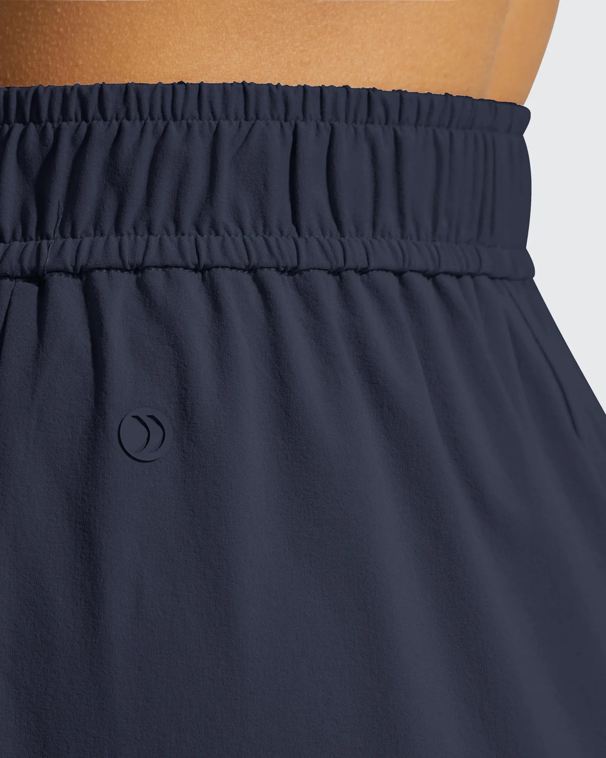 G4Free - Strowen Elastic Waist Wide Leg A Line Shorts 4'' -GF26E818A001F-XS-GF26E818A001A-S-GF26E818A001B-M-GF26E818A001C-L-GF26E818A001D-XL