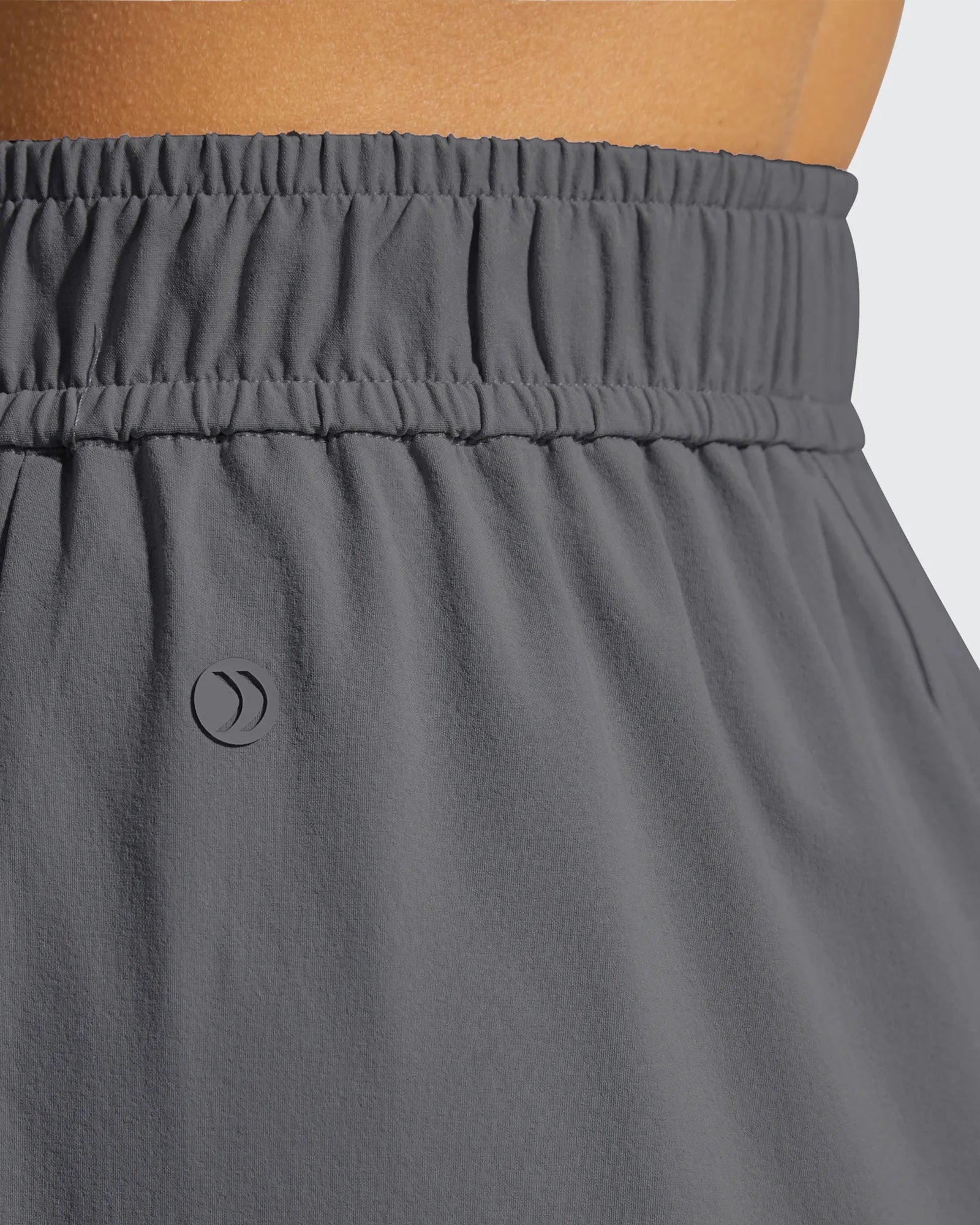 G4Free - Strowen Elastic Waist Wide Leg A Line Shorts 4'' -GF26E818A001F-XS-GF26E818A001A-S-GF26E818A001B-M-GF26E818A001C-L-GF26E818A001D-XL