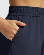 G4Free - Strowen Elastic Waist Wide Leg A Line Shorts 4'' -GF26E818A001F-XS-GF26E818A001A-S-GF26E818A001B-M-GF26E818A001C-L-GF26E818A001D-XL