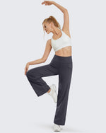 G4Free - Wide Leg Pants Woman Yoga Pants with Pockets Petite -PM23D151AA-S