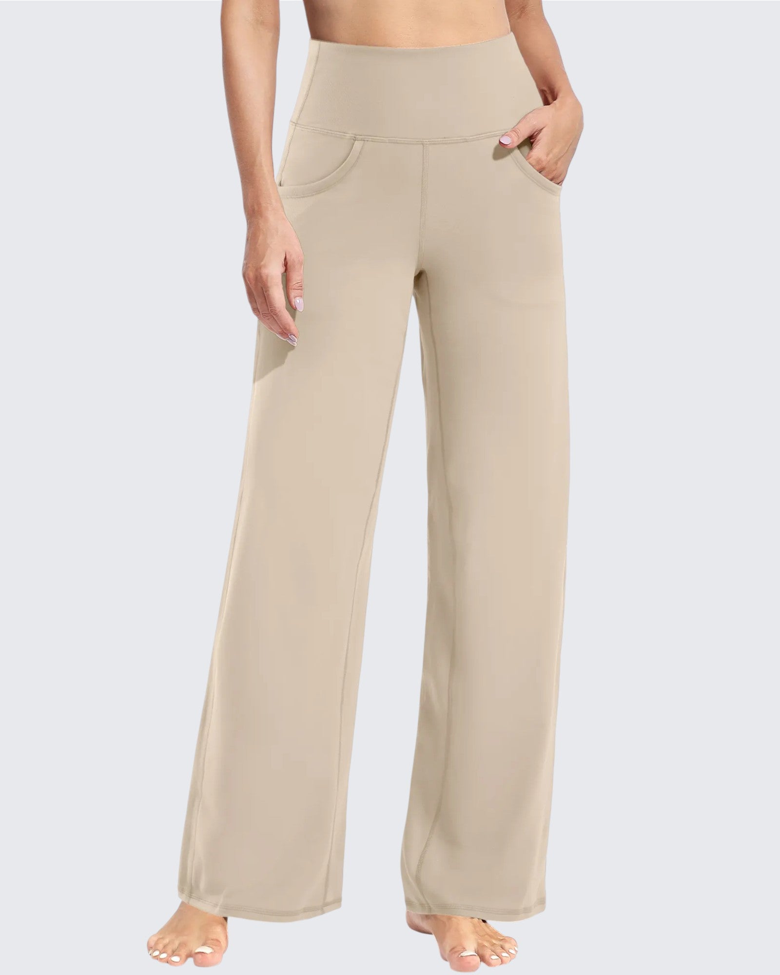 G4Free - Wide Leg Pants Woman Yoga Pants with Pockets Petite -PM23D151AA-S-PM23D151AB-M-PM23D151AC-L-PM23D151AD-XL-PM23D151AE-XXL