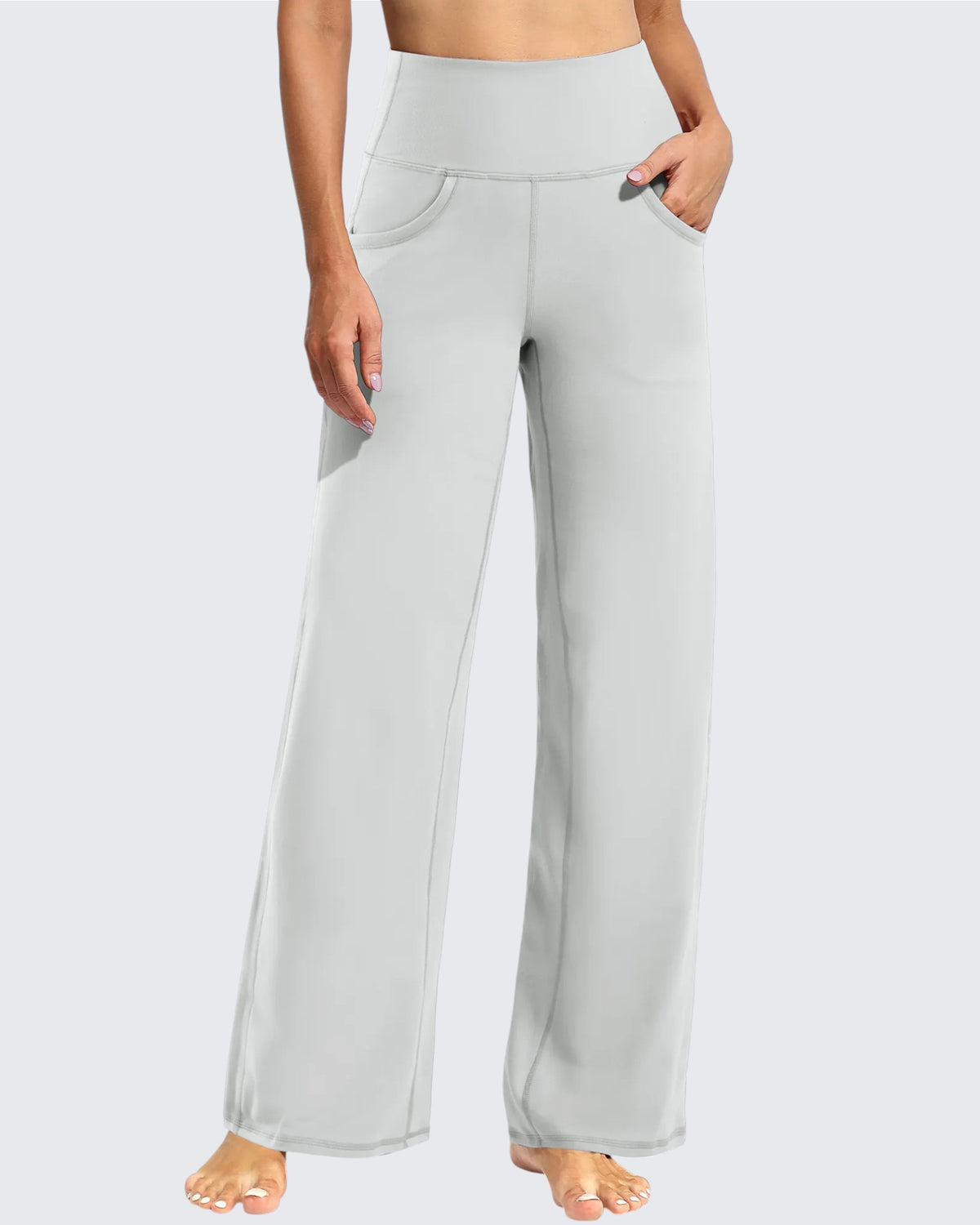 G4Free - Wide Leg Pants Woman Yoga Pants with Pockets Petite -PM23D151AA-S-PM23D151AB-M-PM23D151AC-L-PM23D151AD-XL-PM23D151AE-XXL