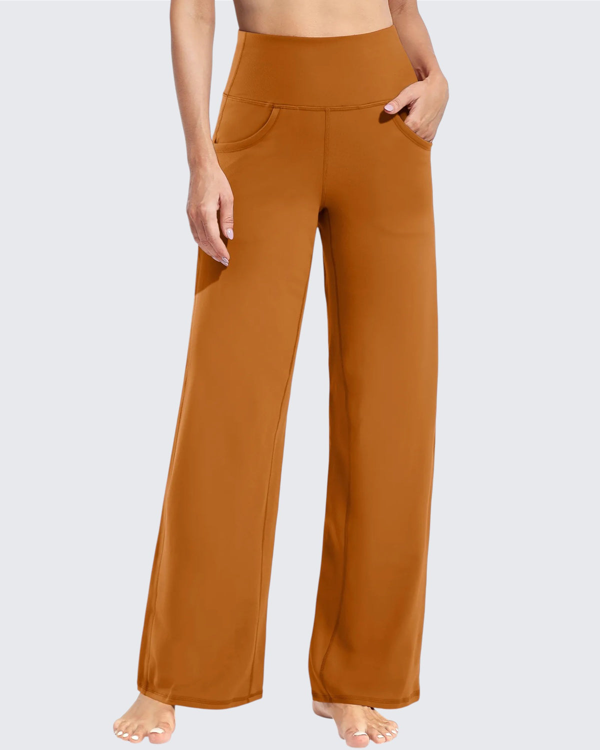 G4Free - Wide Leg Pants Woman Yoga Pants with Pockets Petite -PM23D151AA-S-PM23D151AB-M-PM23D151AC-L-PM23D151AD-XL-PM23D151AE-XXL