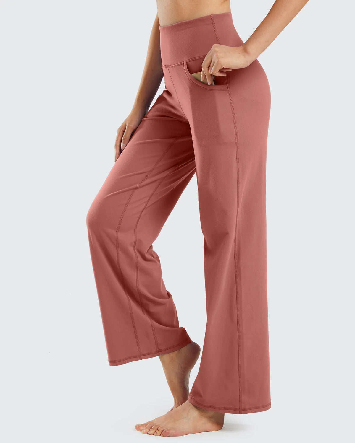 G4Free - Wide Leg Pants Woman Yoga Pants with Pockets Petite -PM23D151AA-S-PM23D151AB-M-PM23D151AC-L-PM23D151AD-XL-PM23D151AE-XXL
