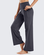 G4Free - Wide Leg Pants Woman Yoga Pants with Pockets Tall -PM23D152AA-S