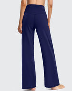 G4Free - Wide Leg Pants Woman Yoga Pants with Pockets Regular -PM20D06AG-XS