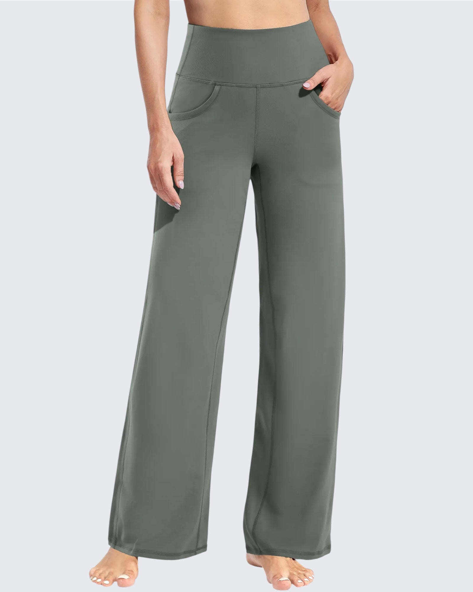 G4Free - Wide Leg Pants Woman Yoga Pants with Pockets Tall -PM23D152AA-S-PM23D152AB-M-PM23D152AC-L-PM23D152AD-XL-PM23D152AE-XXL