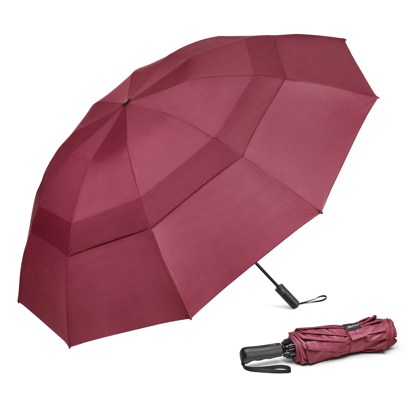 G4Free G4Free 62 Inch Large 10 Ribs Compact Reverse Windproof Umbrella