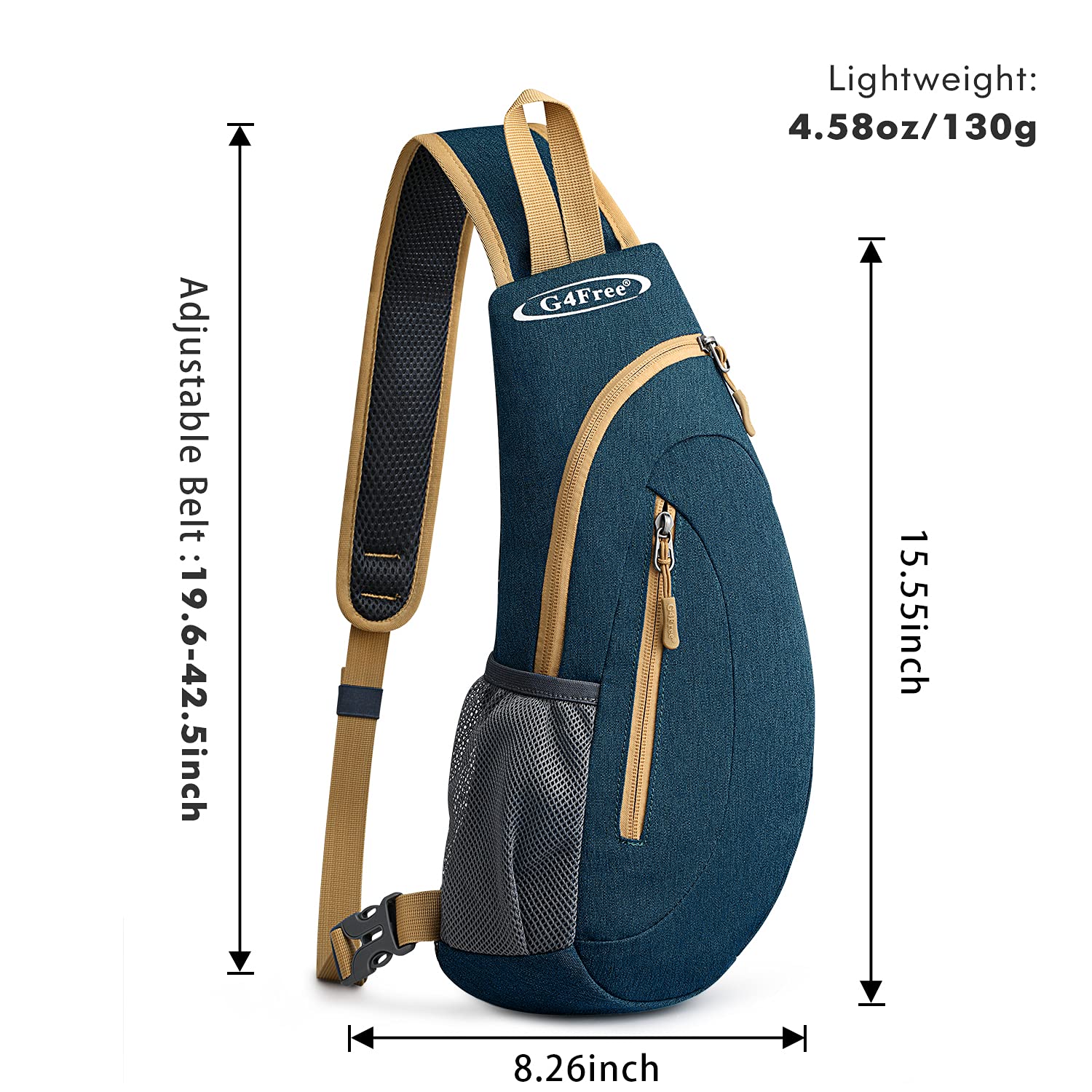 G4Free G4Free Sling Bags Men Shoulder Backpack Small Cross Body Chest Sling Backpack 