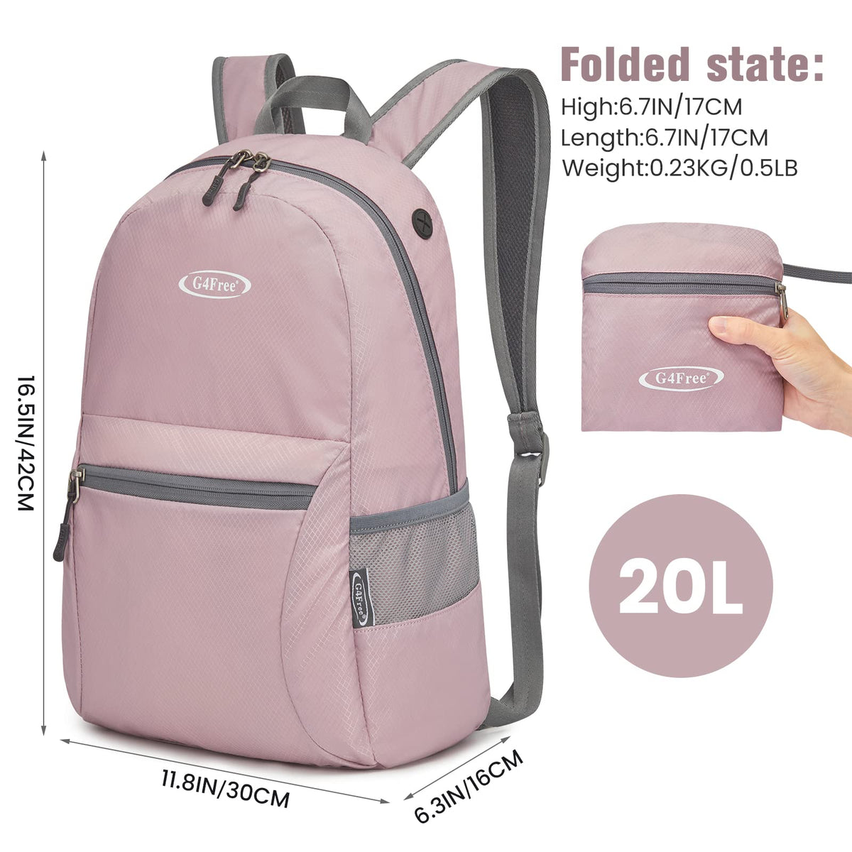 G4Free G4Free Daypack Backpacks 