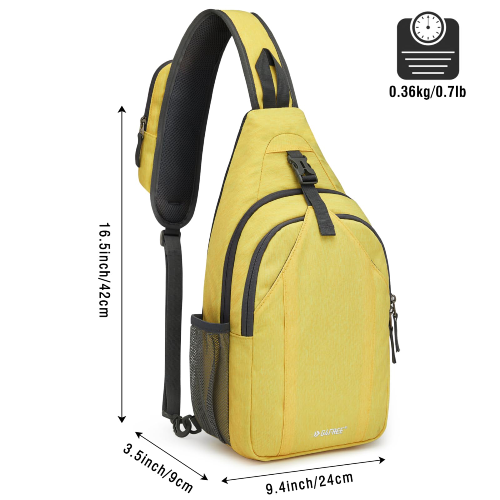 G4Free G4Free RFID Blocking Sling Bag 