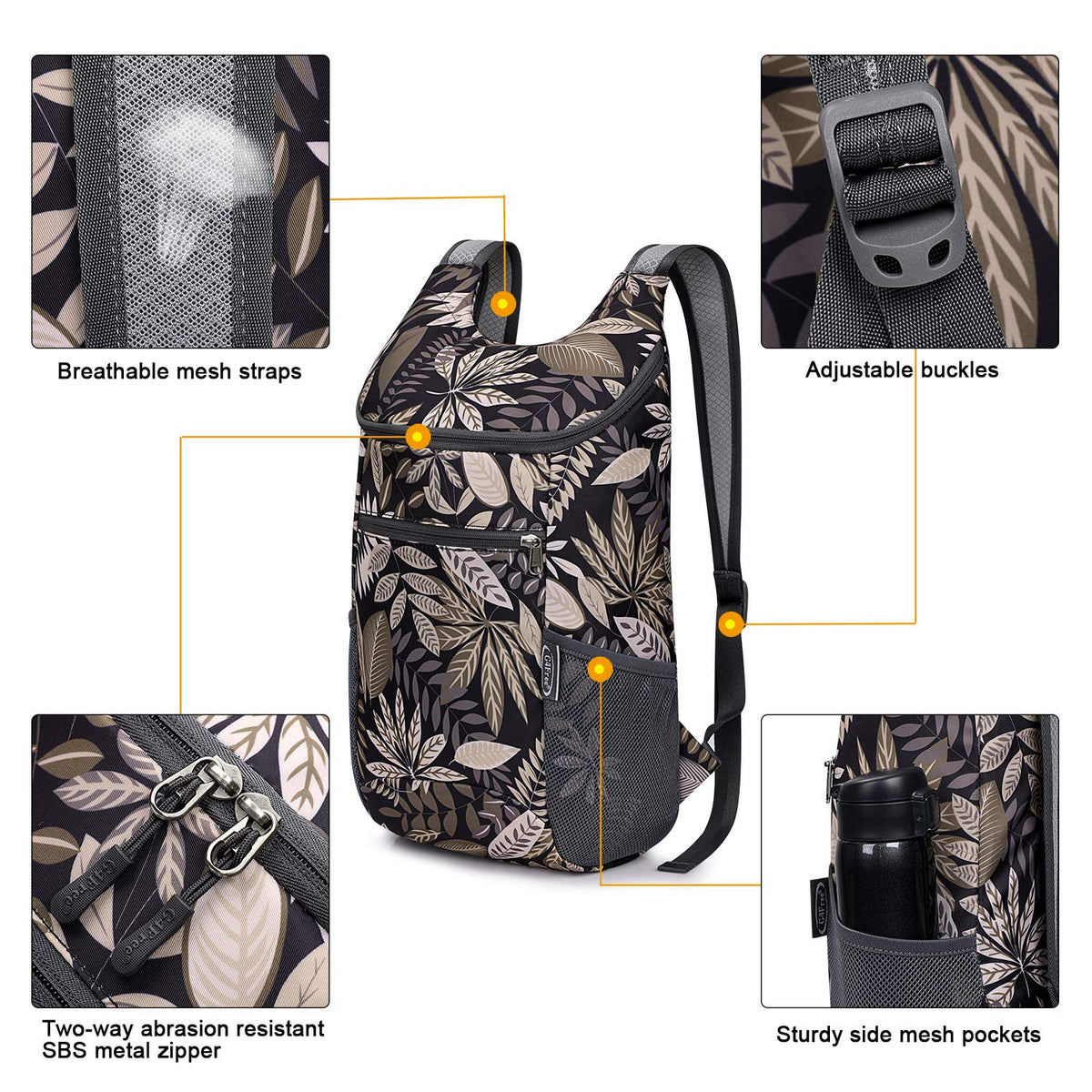 G4Free G4Free 11L Lightweight Hiking Backpack for Men And Women 