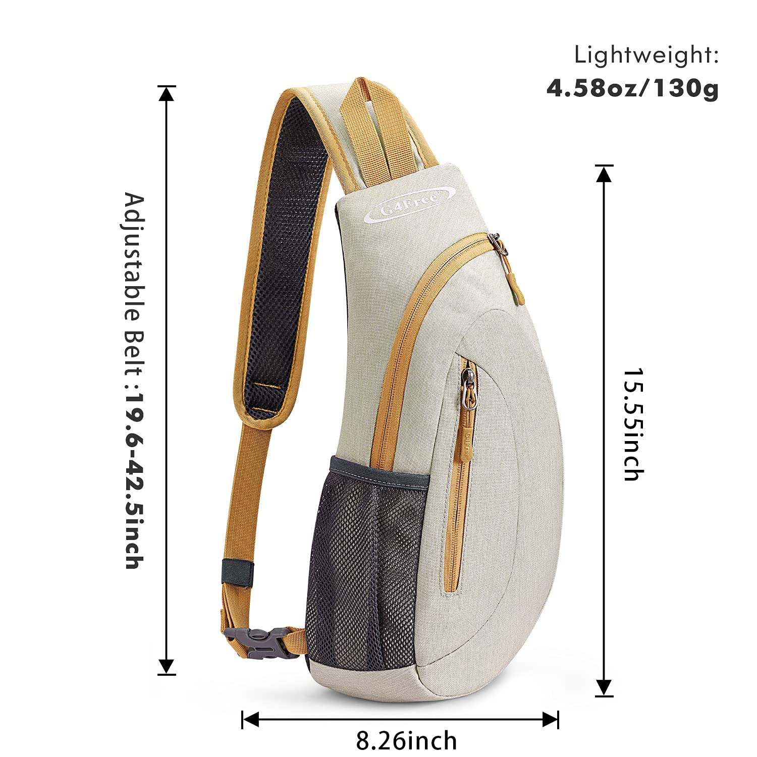 G4Free G4Free Sling Bags Men Shoulder Backpack Small Cross Body Chest Sling Backpack 