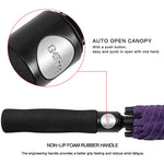 G4Free G4Free Automatic Open Golf Umbrella Double Canopy Vented Stick Umbrellas 