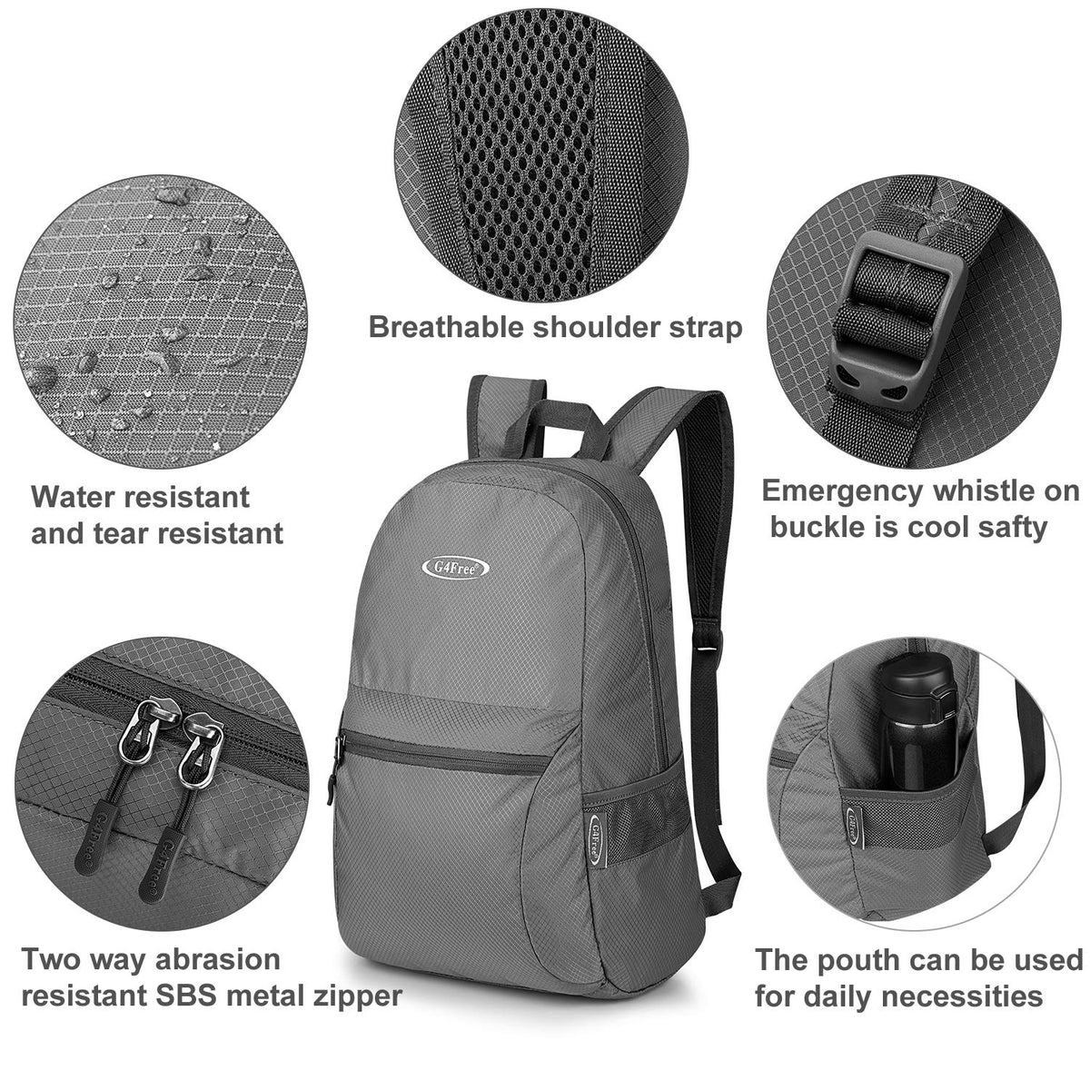 G4Free G4Free Daypack Backpacks 