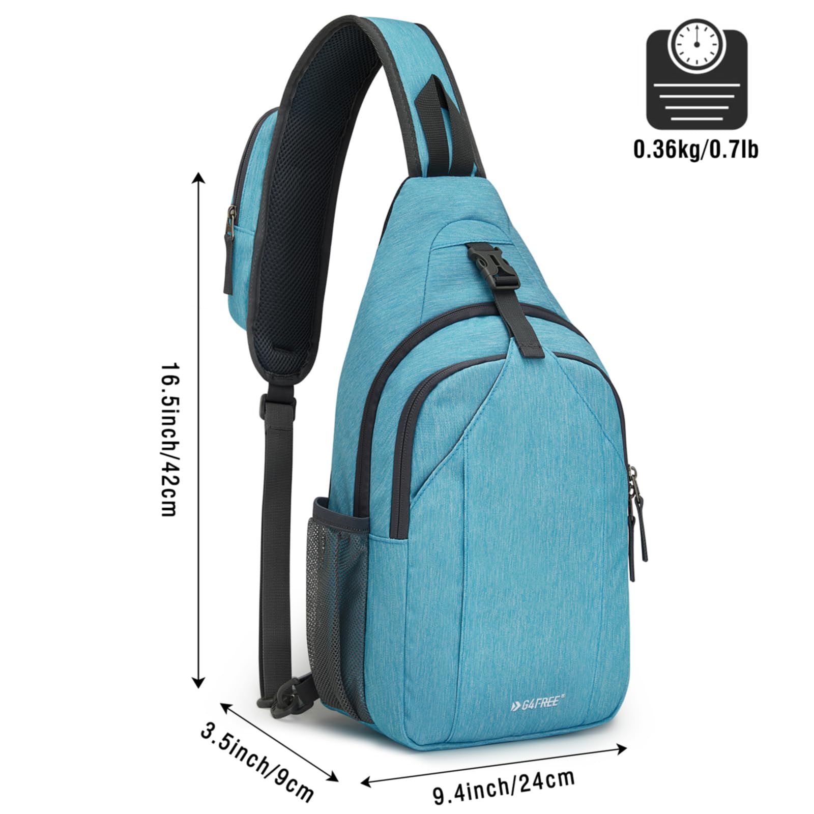 G4Free G4Free RFID Blocking Sling Bag 