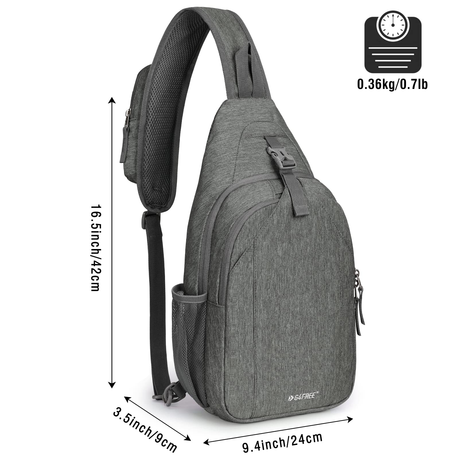 G4Free G4Free RFID Blocking Sling Bag 