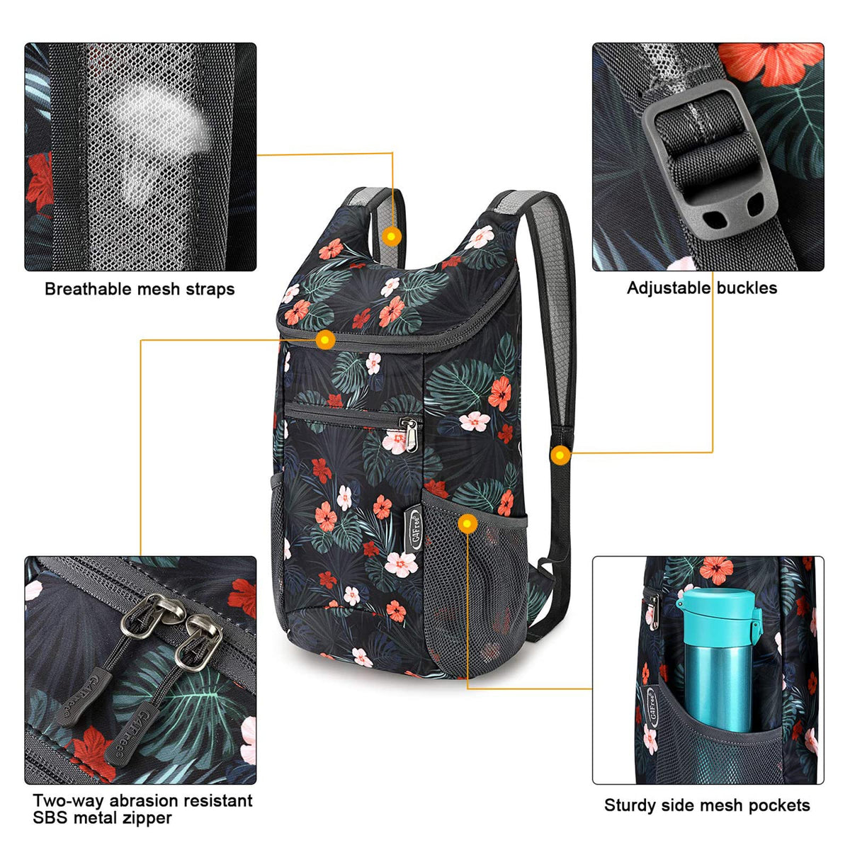 G4Free G4Free 11L Lightweight Hiking Backpack for Men And Women 