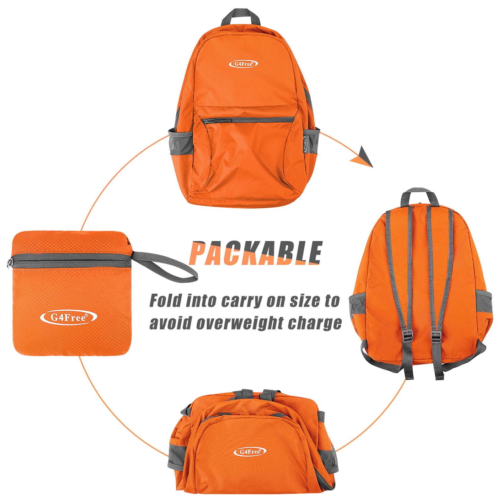 G4Free G4Free Daypack Backpacks 