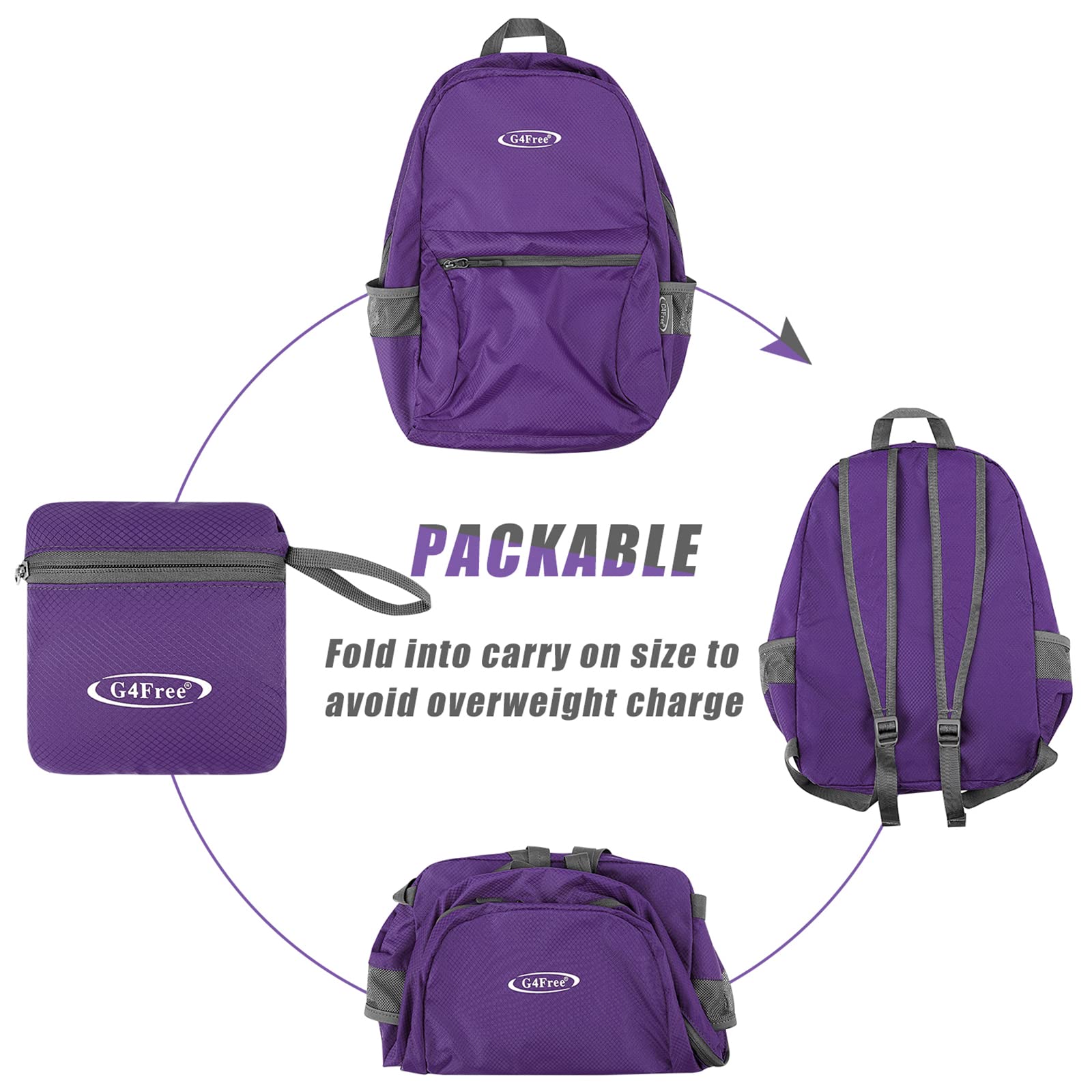 G4Free G4Free Daypack Backpacks 