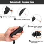 G4Free G4Free UPF 50+ UV Protection 54 Inch Large Reverse Travel Umbrella 