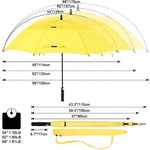 G4Free G4Free Automatic Open Golf Umbrella Double Canopy Vented Stick Umbrellas 