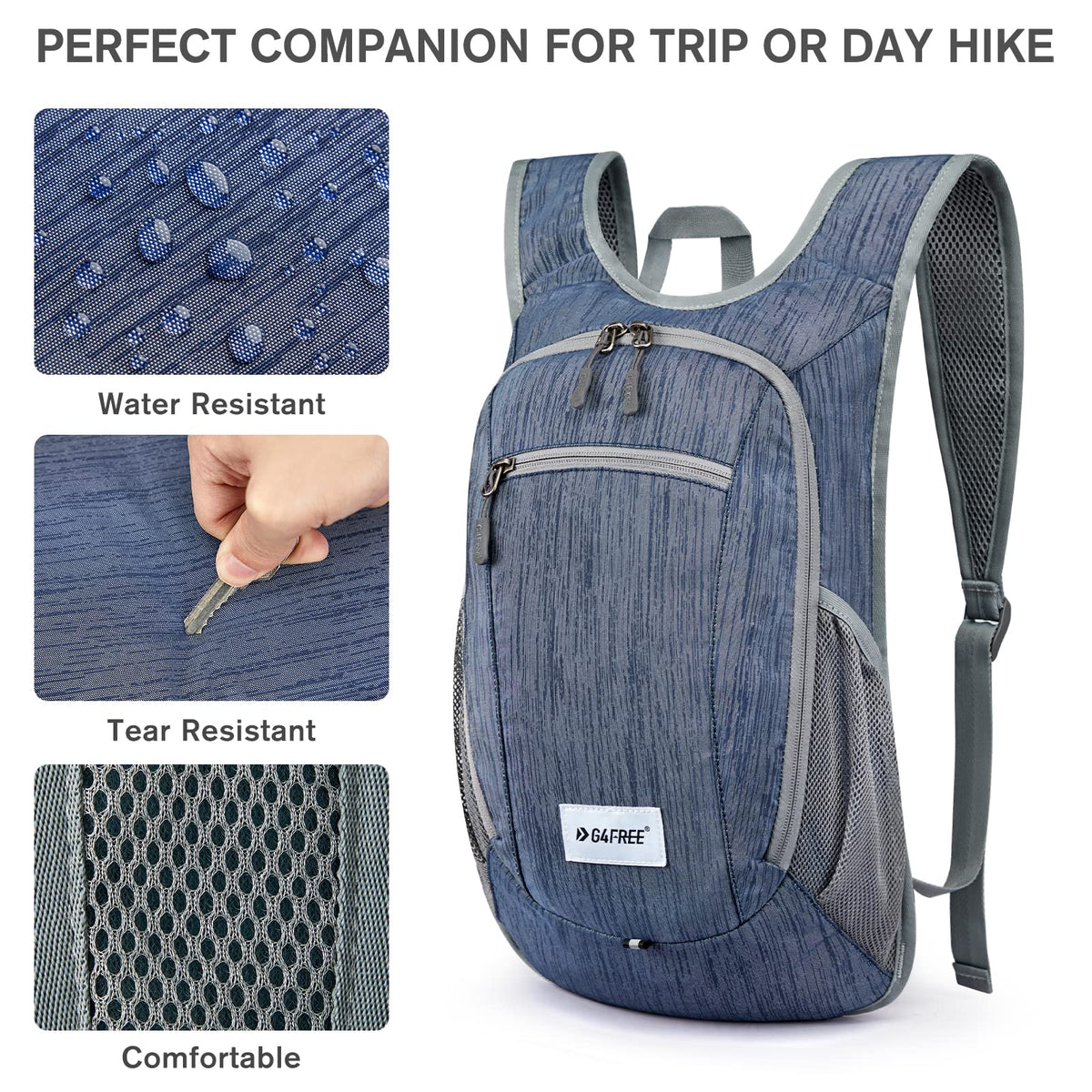 G4Free G4Free 10L/15L Lightweight Hiking Backpack 