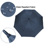 G4Free G4Free Automatic Open Golf Umbrella Double Canopy Vented Stick Umbrellas 