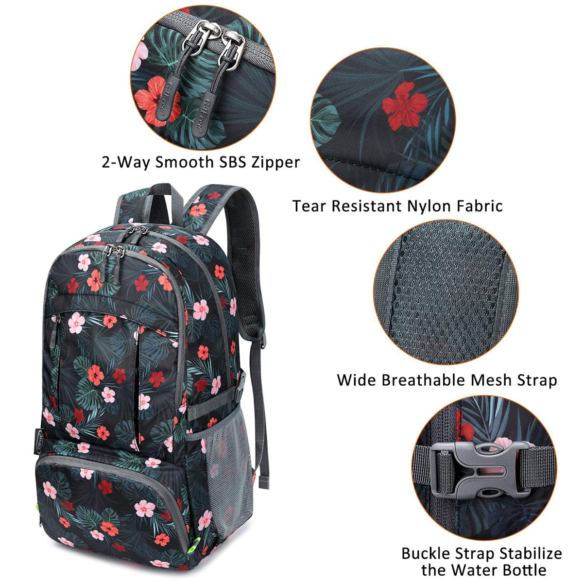 G4Free G4Free 40L Lightweight Packable Hiking Backpack 