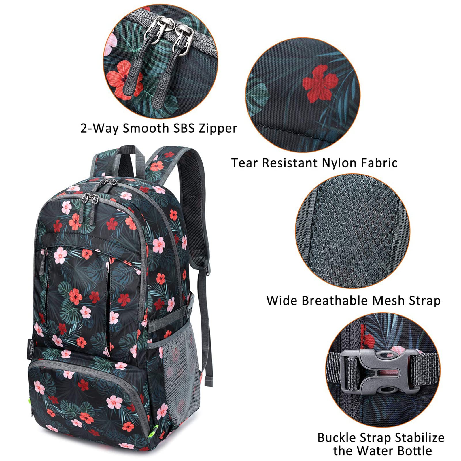 G4Free G4Free 40L Lightweight Packable Hiking Backpack 